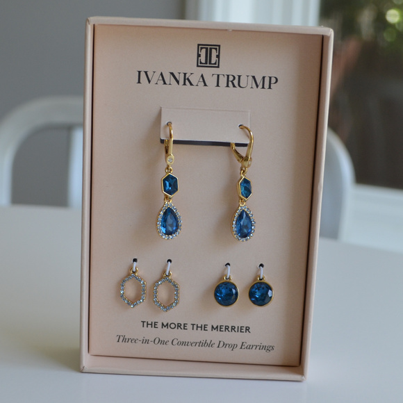 IVANKA TRUMP 3 in 1 Earrings - Picture 3 of 8